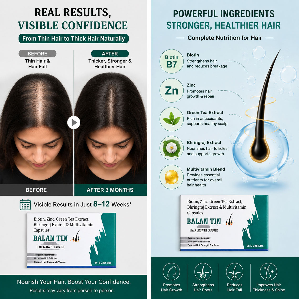 Balan Tin Hair Growth Capsule